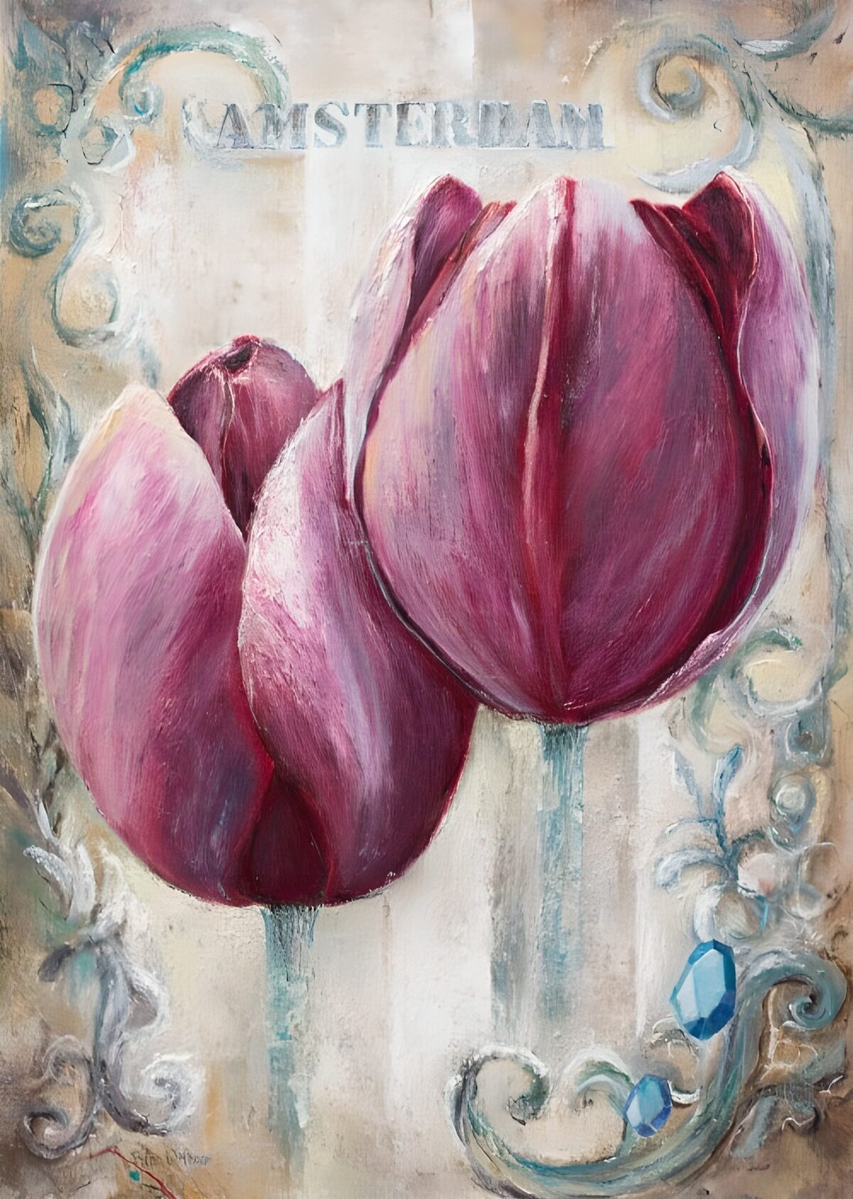 OCUK68544: Amsterdam Tulips in Bloom