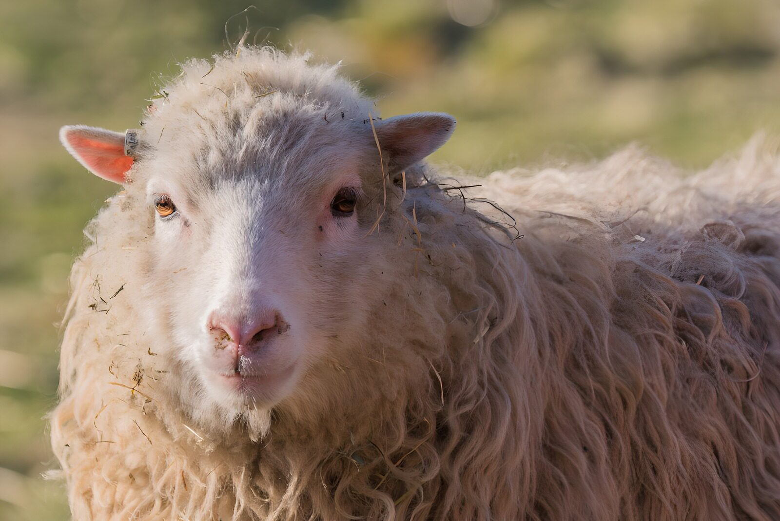 OCUK41544: Curious Sheep in the Meadow