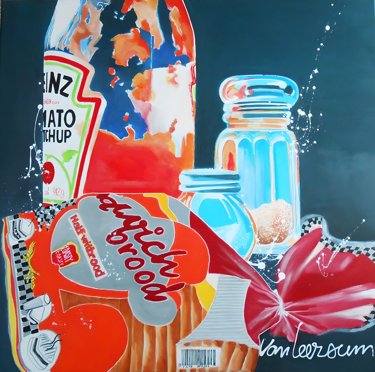 OCUK97153: Colorful Condiments and Bread Delight