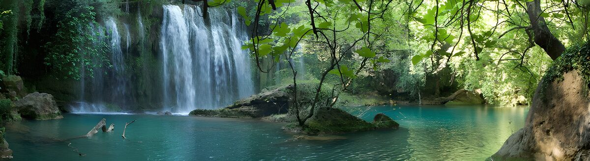 OCUK49810: Serene Waterfall Oasis