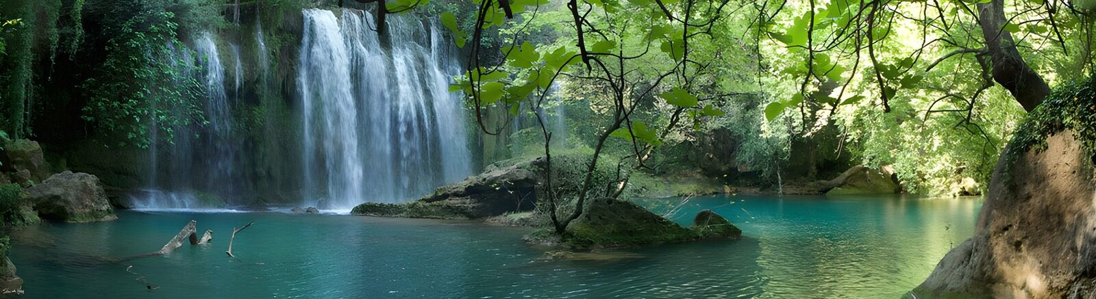 OCUK49810: Serene Waterfall Oasis