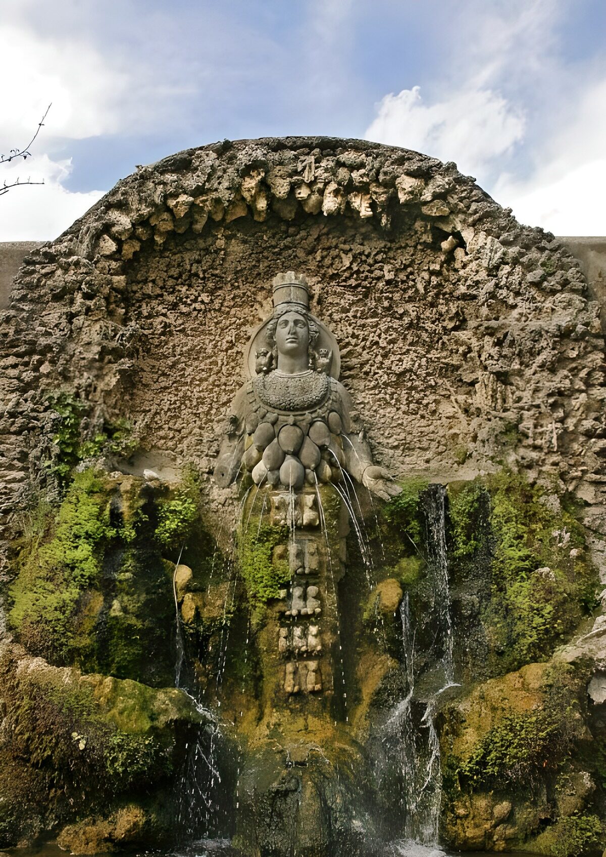 Majestic Waterfall Sculpture