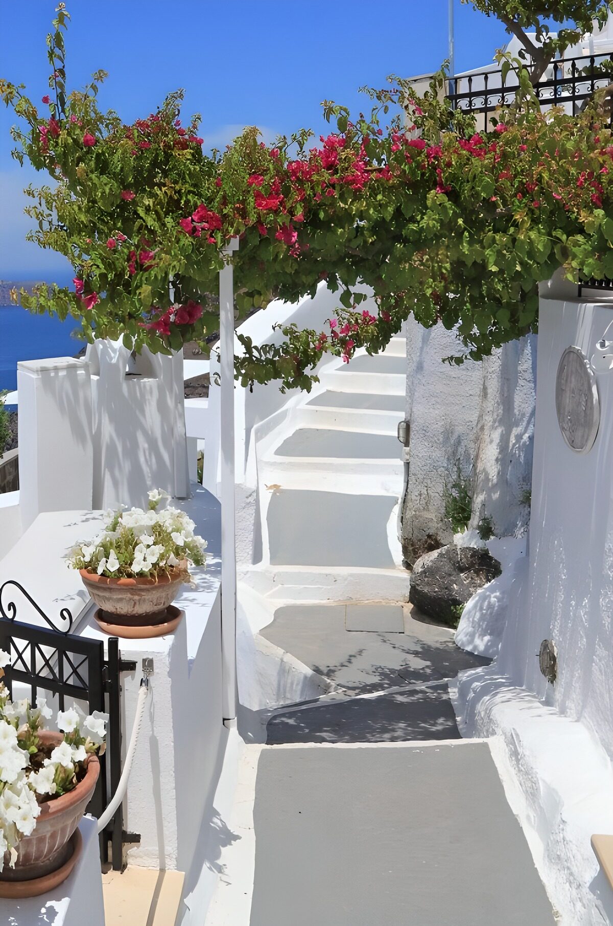 Charming Pathway in a Scenic Village