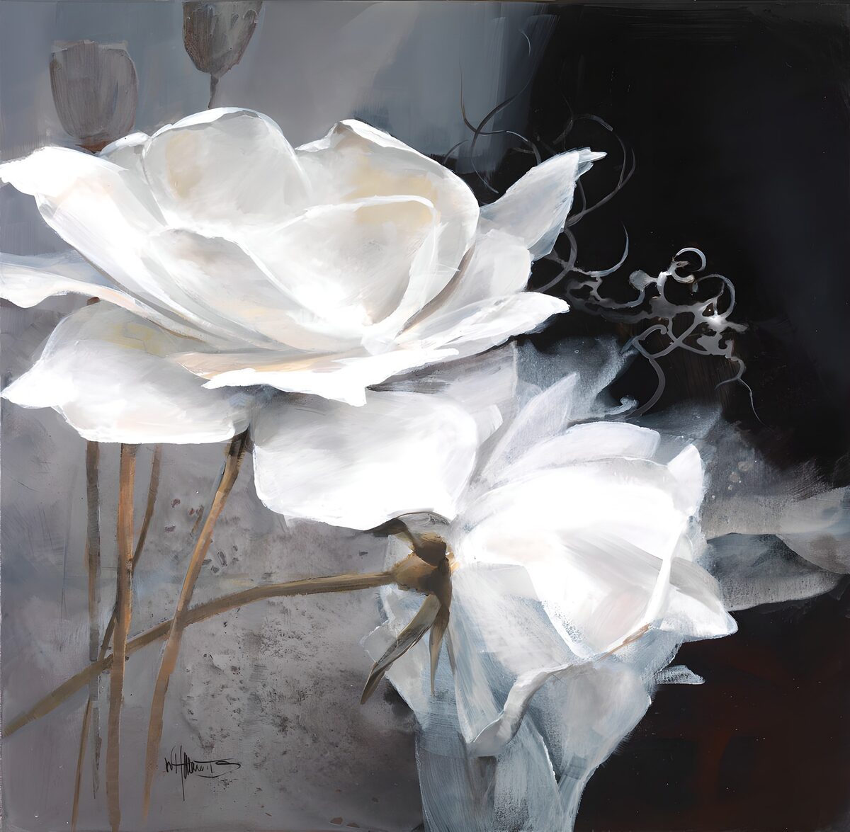 OCUK59553: Blossoms in Monochrome