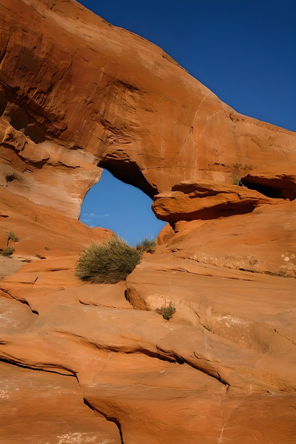 OCUK89846: Natural Arch in Red Rock Formation