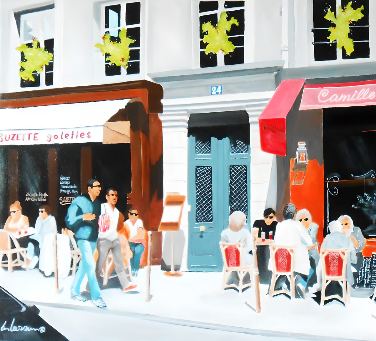 OCUK21892: Charming Parisian Café Scene