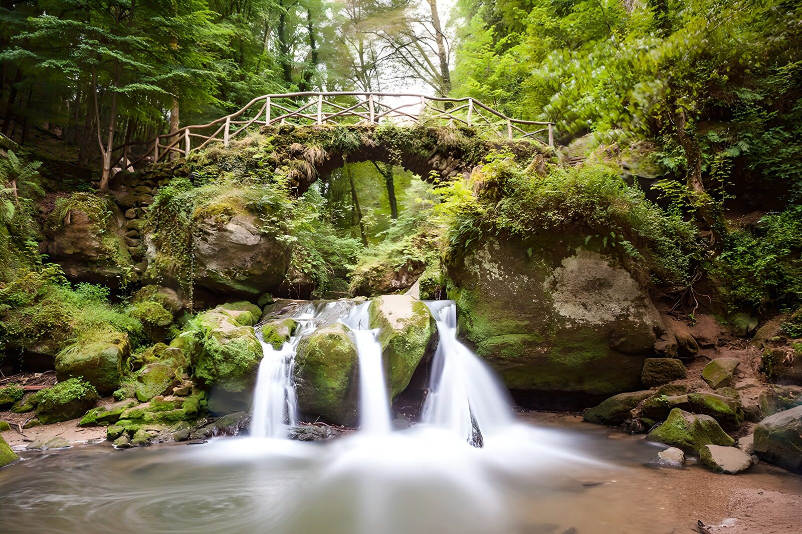 OCUK32776: Tranquil Moments by the Forest Stream