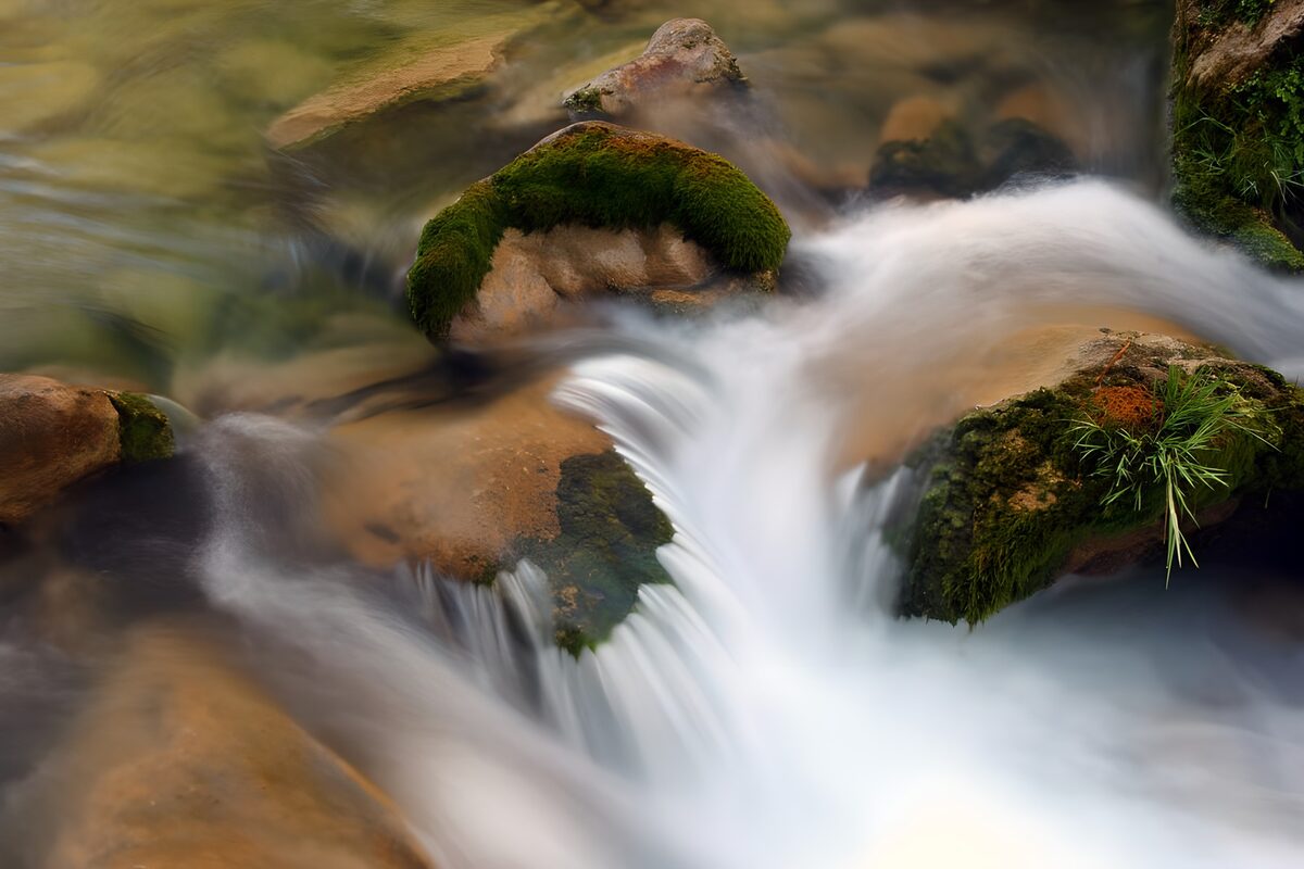 OCUK96091: Serene Flow of a Mountain Stream