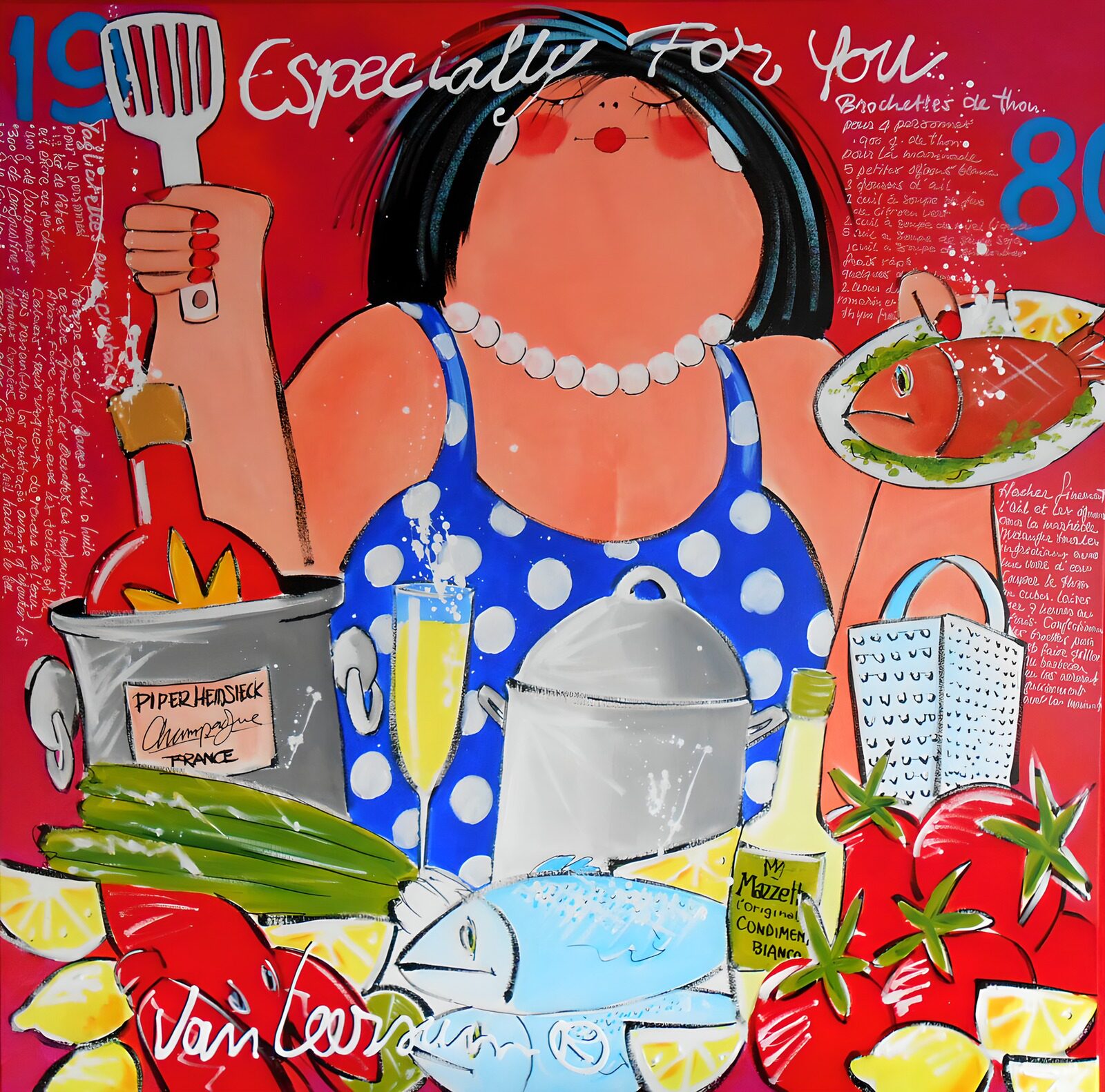 OCUK35116: Culinary Delights on a Colorful Table