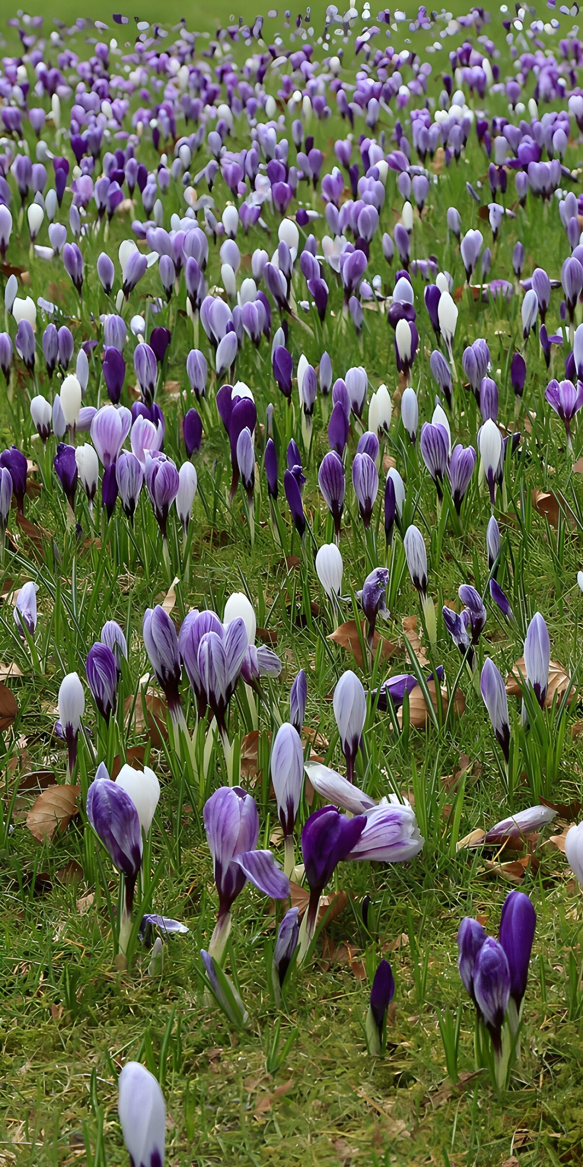 OCUK20917: Spring Blooming Crocuses in Full Color