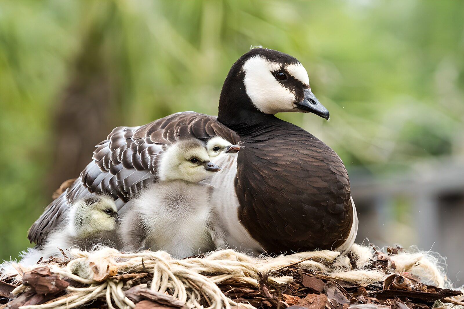 OCUK11272: Mother Goose and Her Chicks