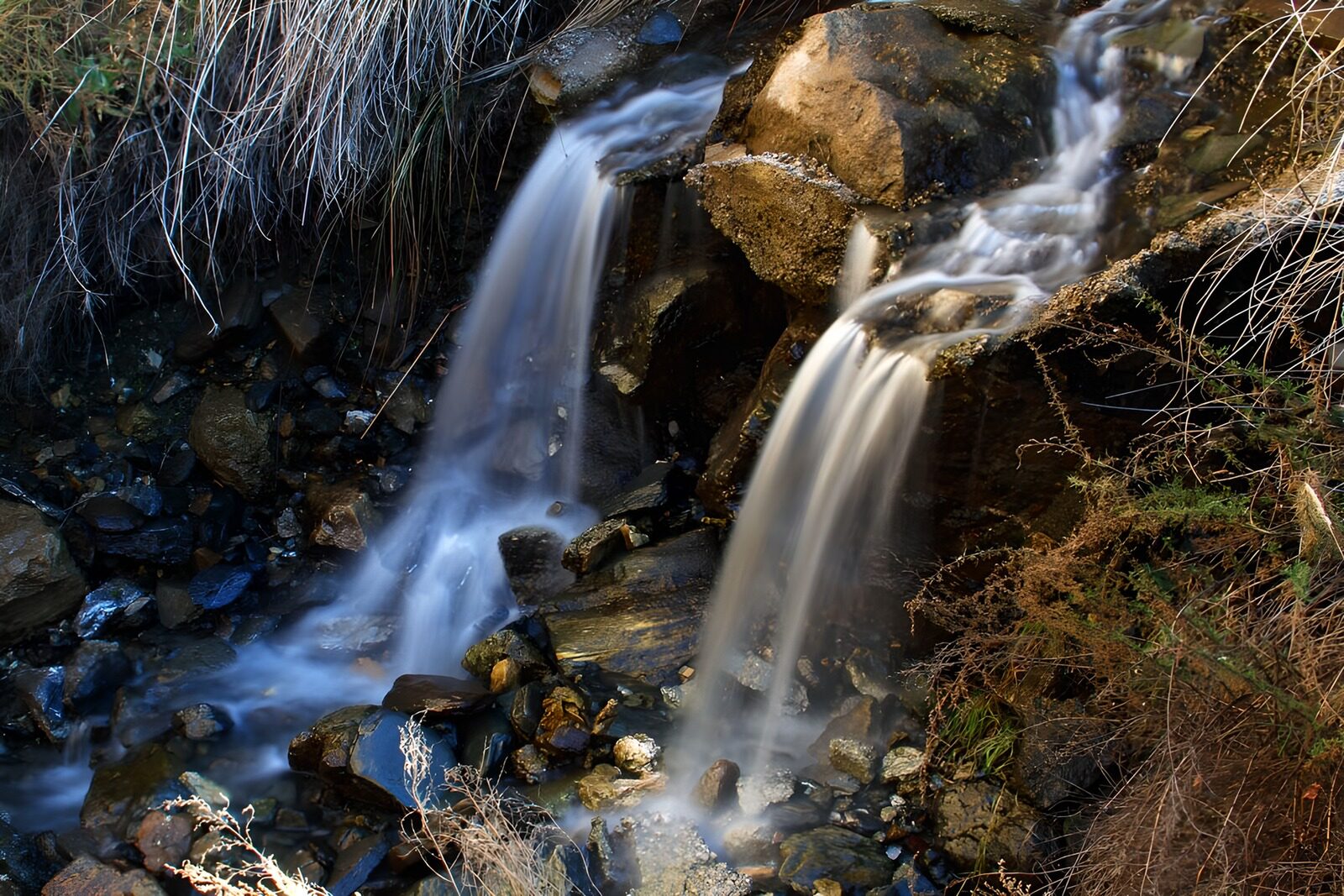 OCUK60660: Gentle Stream Cascading Over Rocks