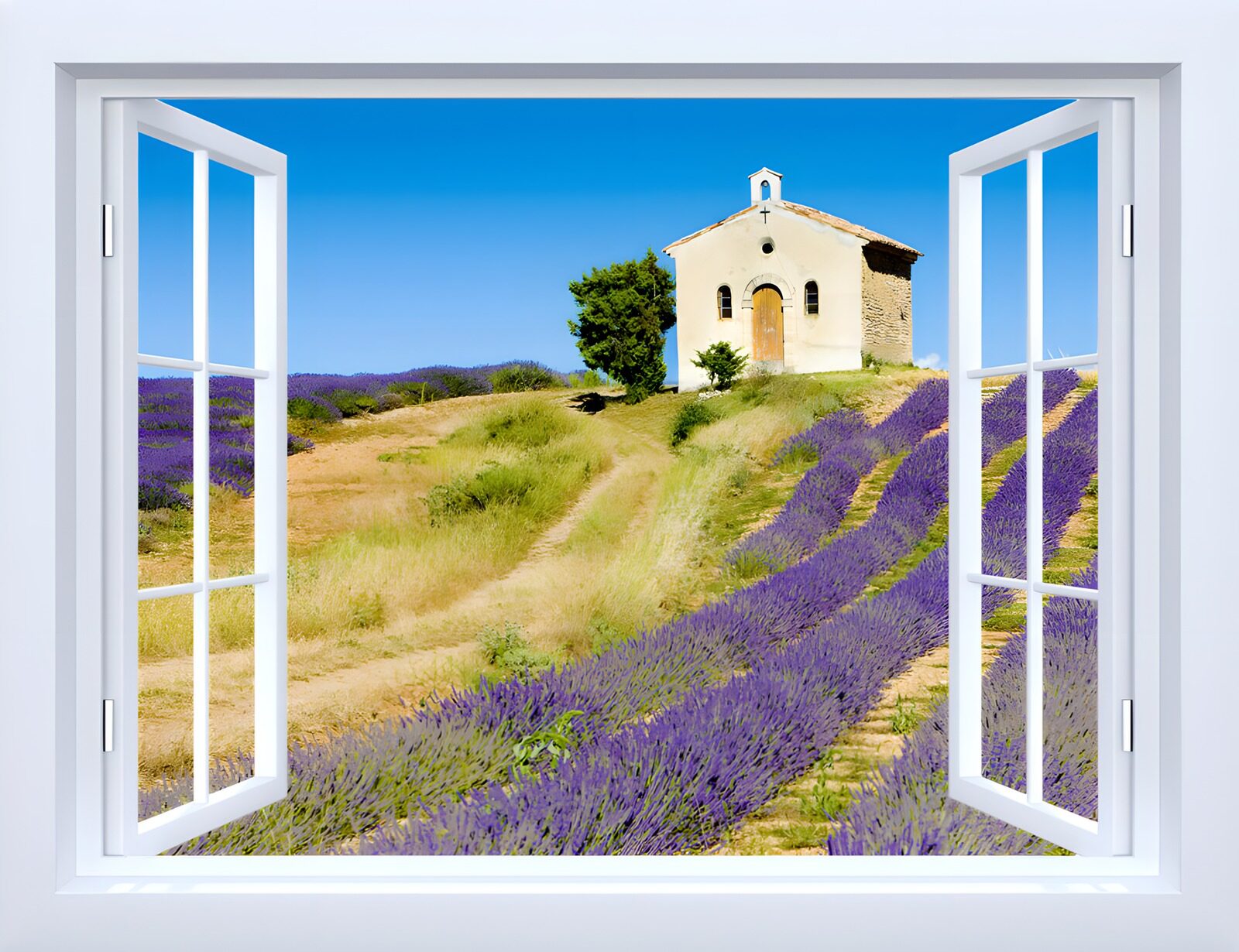 OCUK32192: Lavenders Through the Window
