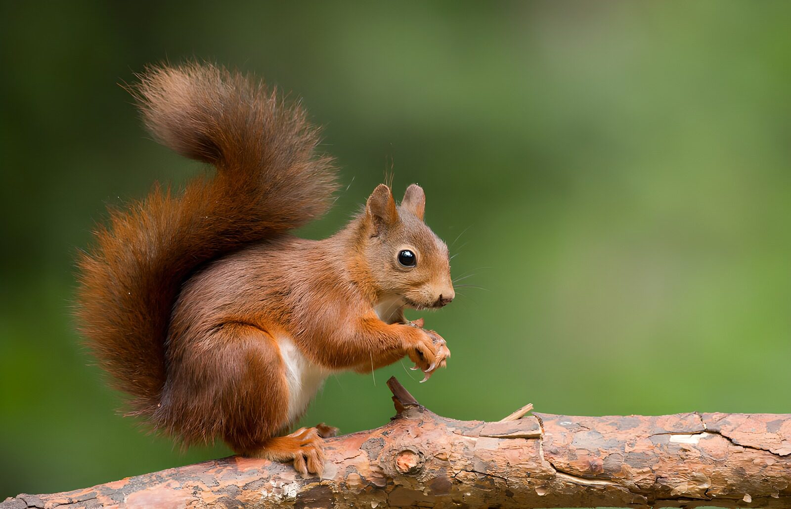 OCUK67101: Curious Squirrel on a Branch