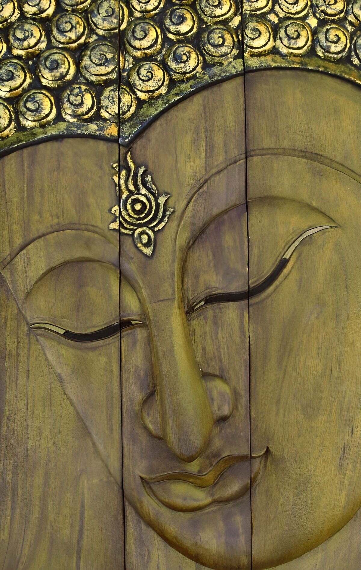 Serene Buddha Carving