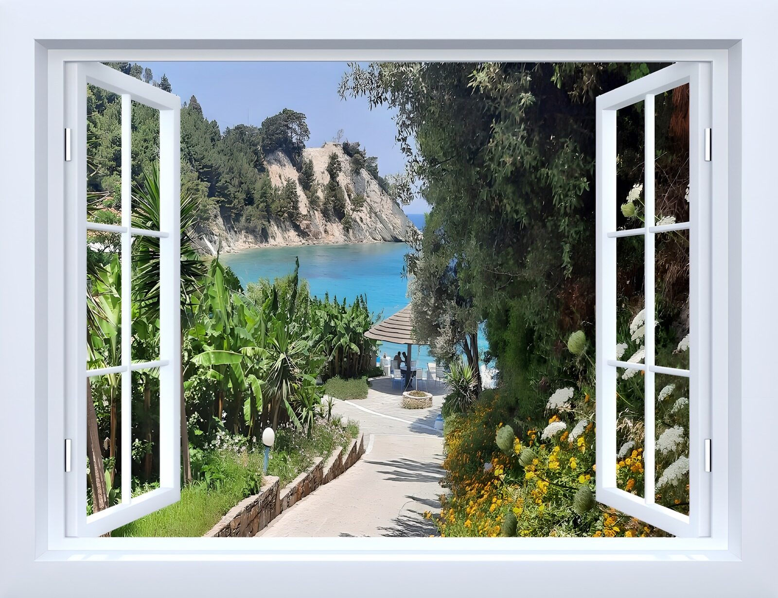OCUK38065: Coastal Paradise Through the Window