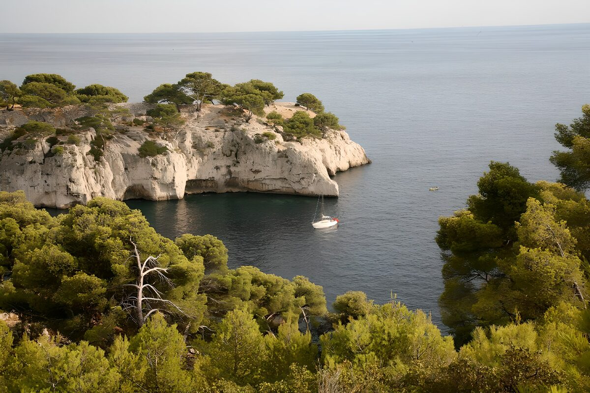View over the canyons, France version 1