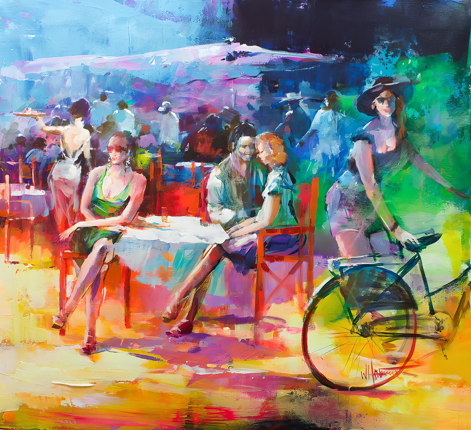OCUK46467: Vibrant Café Life