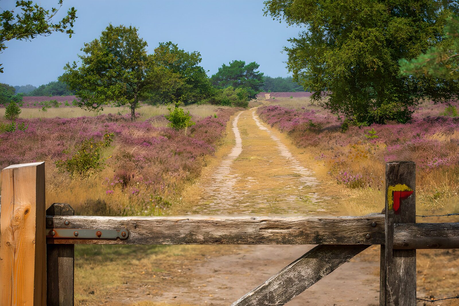 OCUK92510: Scenic Pathway Through Blooming Heather