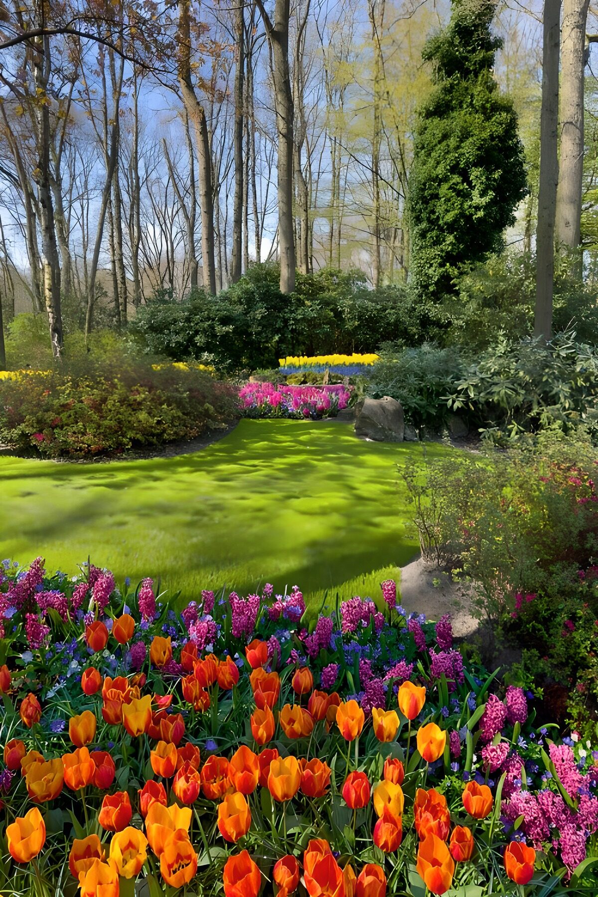 OCUK82231: Vibrant Spring Garden