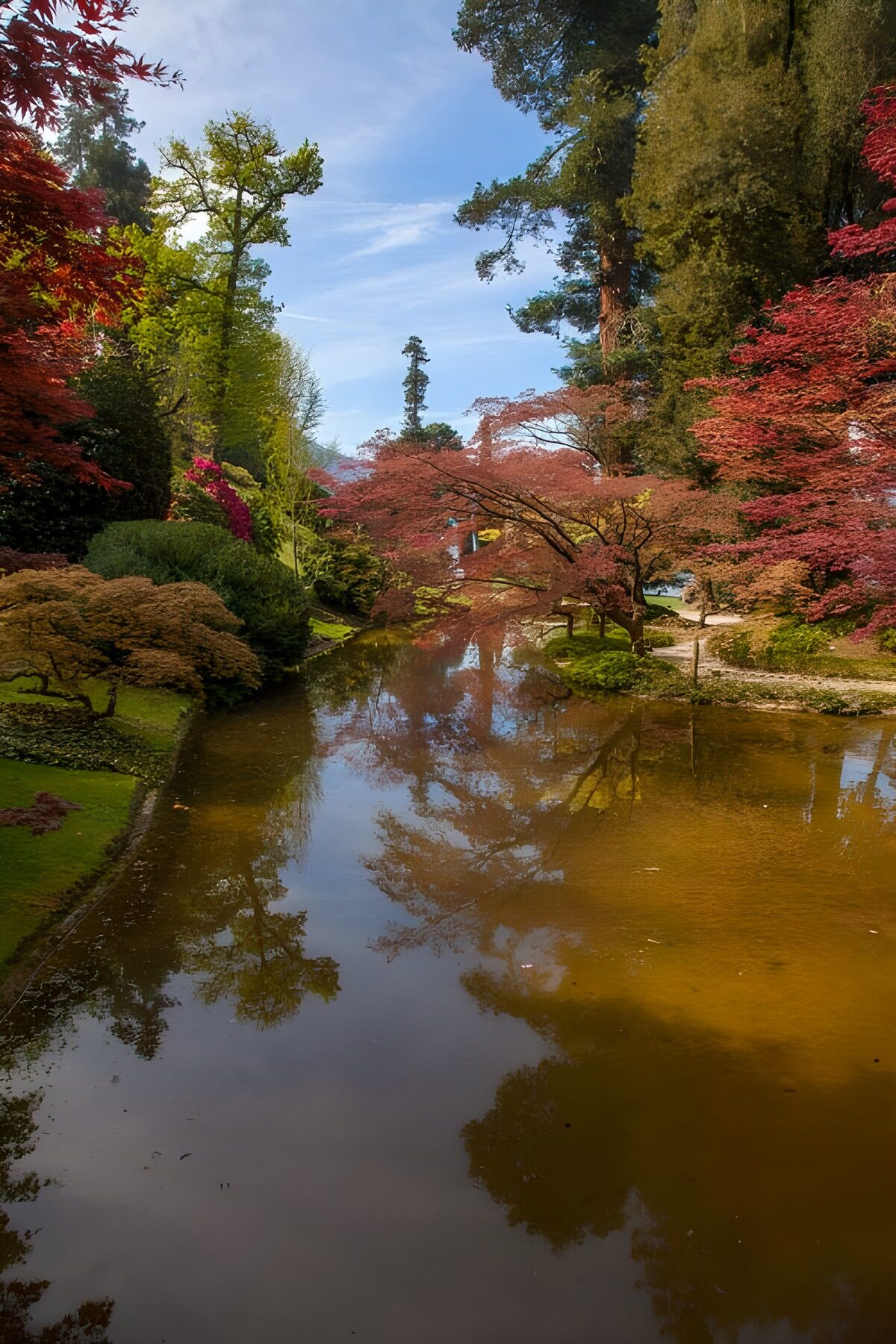 OCUK54013: Japanese garden with a pond
