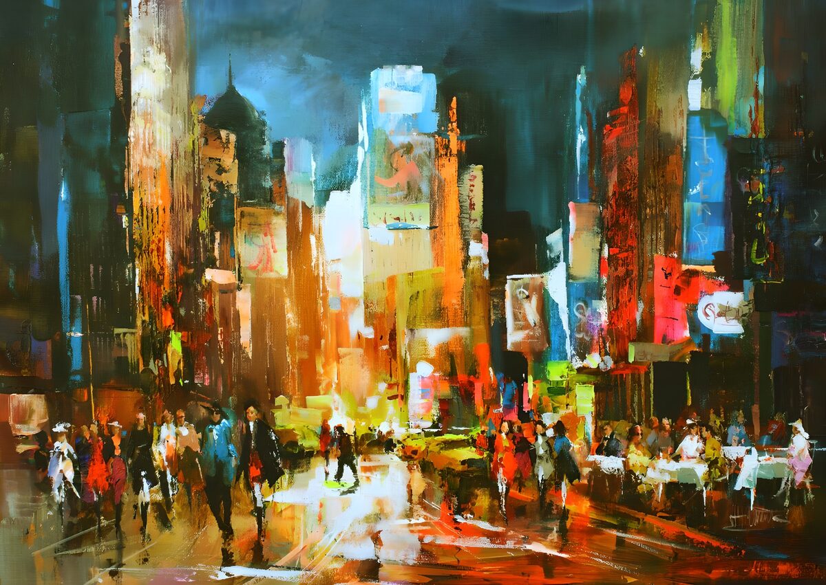 OCUK41548: Vibrant City Nights