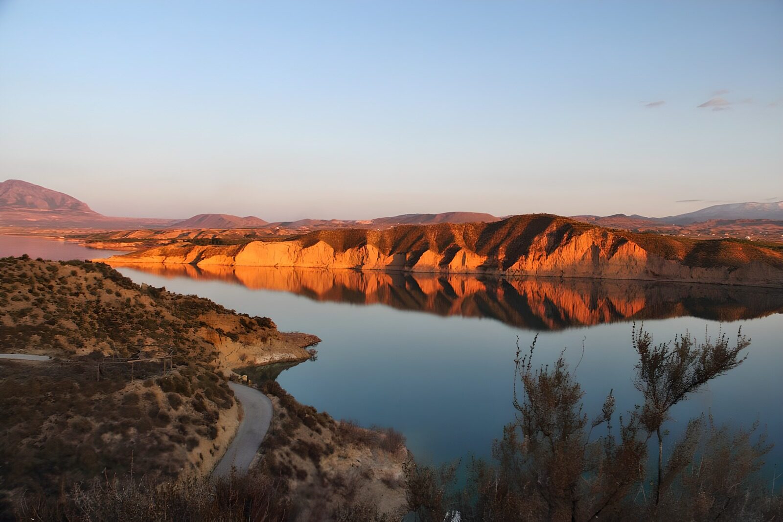 OCUK46185: Serene Lake at Dusk
