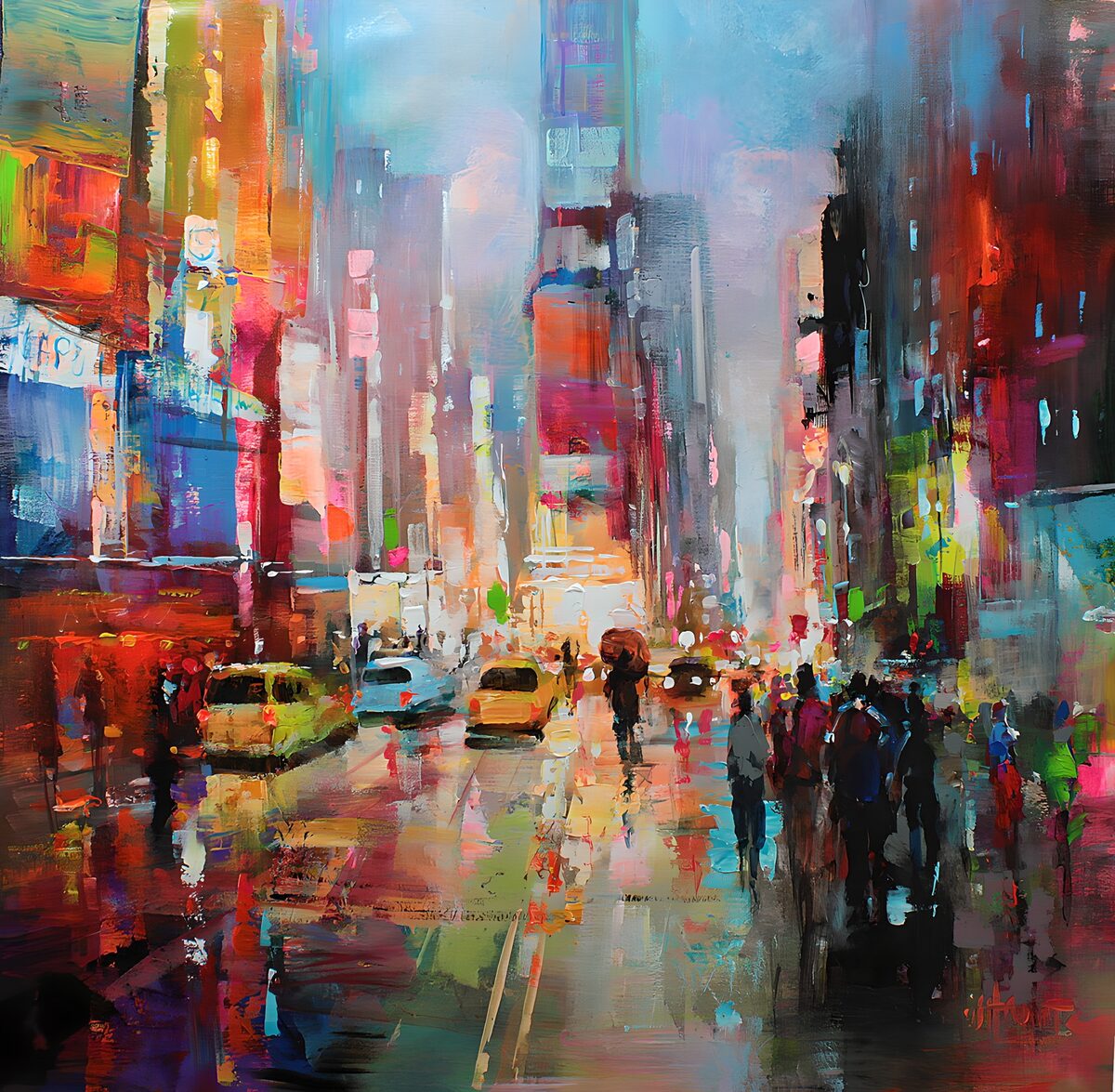OCUK51713: Vibrant Night in the City