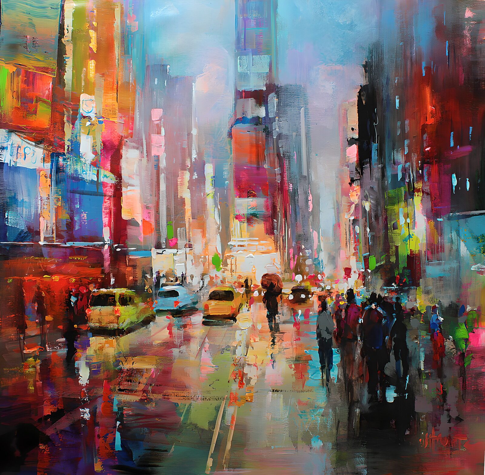 OCUK51713: Vibrant Night in the City