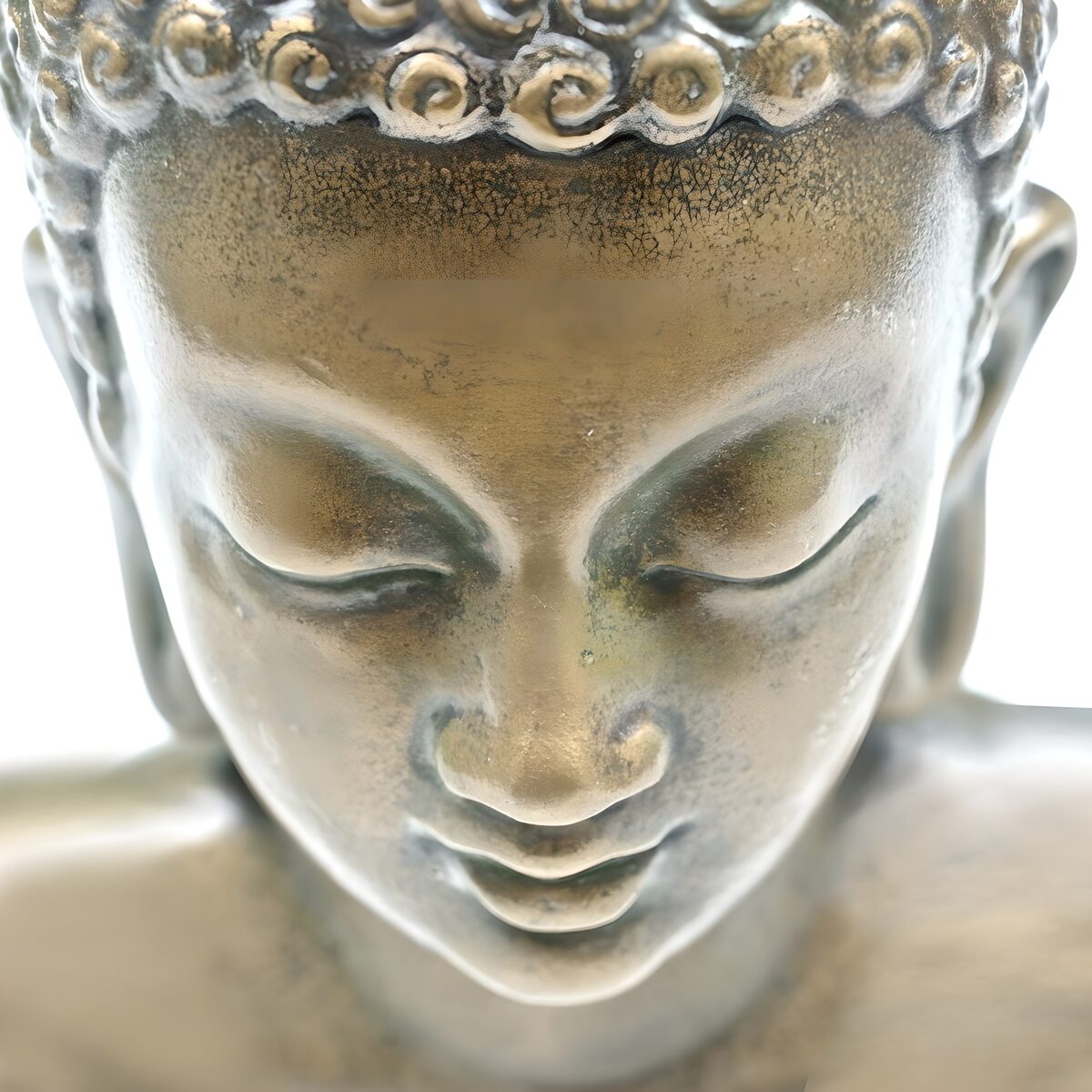 Serene Buddha Face Detail