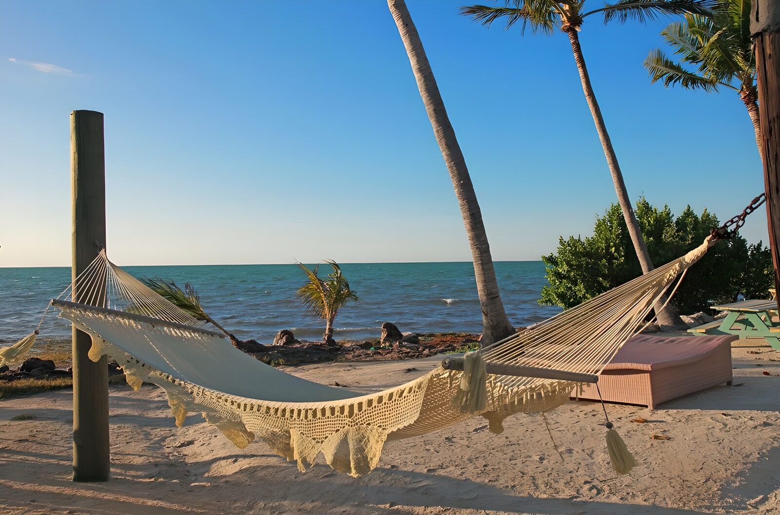 OCUK89438: Hammock with view over the Carribean Sea