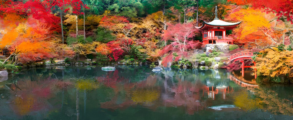 OCUK18208: Serenity in Autumn Reflections