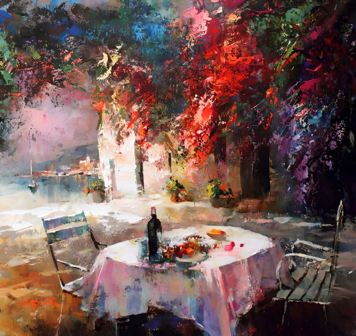 OCUK39793: Vibrant Dining by the Shore