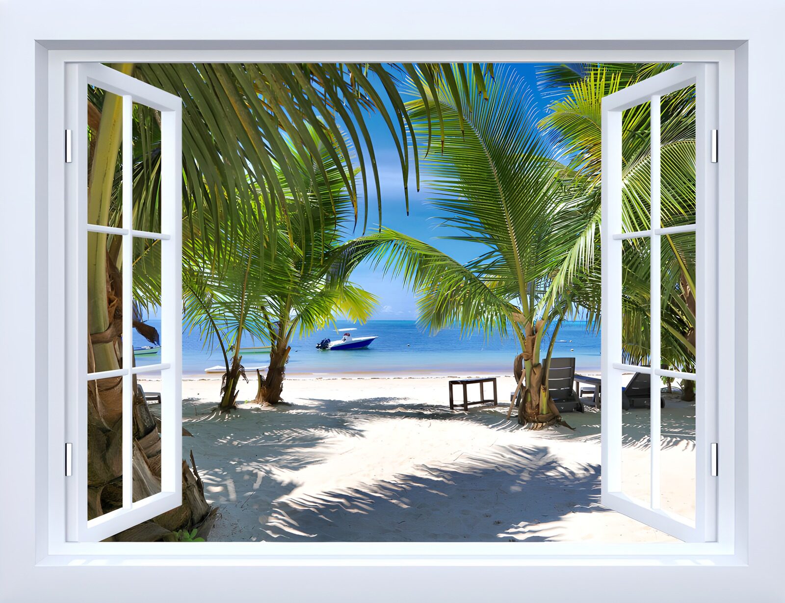 OCUK68047: Tropical Paradise Through Open Windows