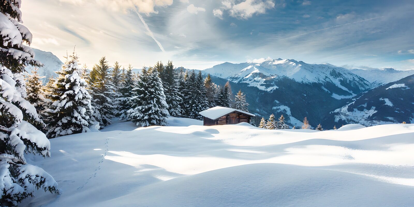 OCUK18190: Winter Wonderland in the Mountains