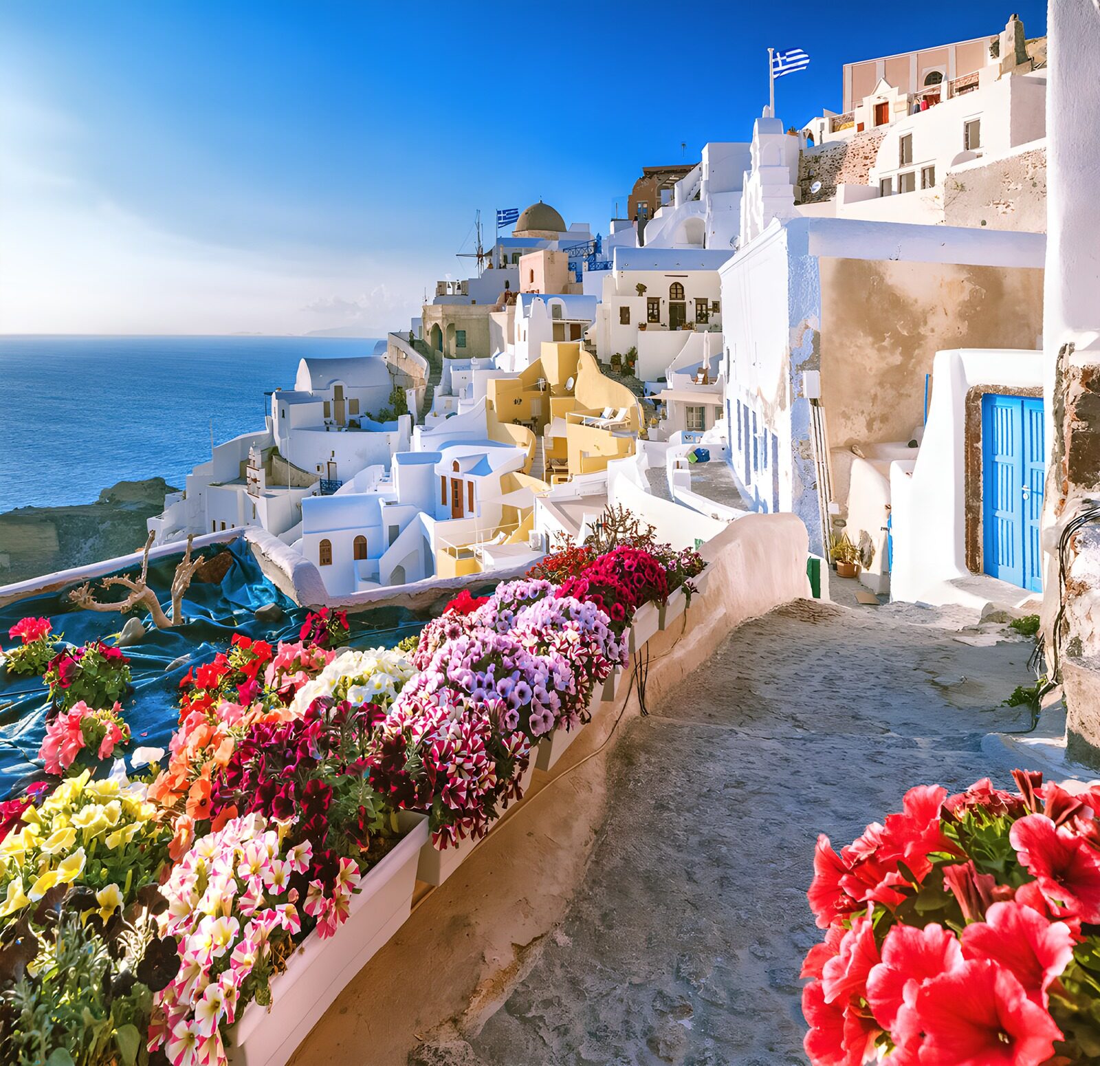 OCUK52574: Coastal Charm of Santorini