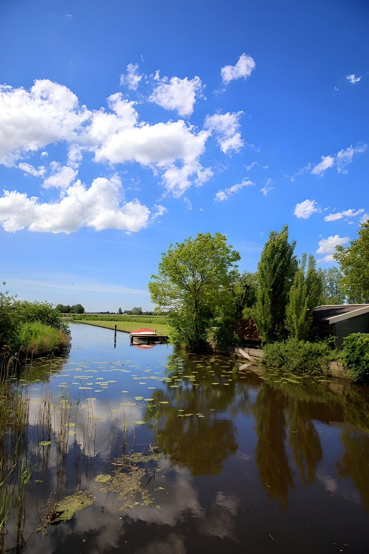 OCUK77276: Serene Waters under a Blue Sky