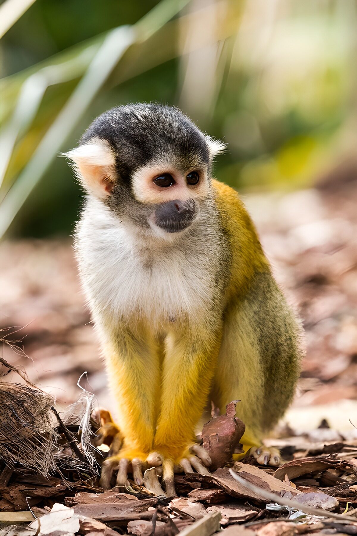 OCUK18582: Curious Squirrel Monkey Encounter