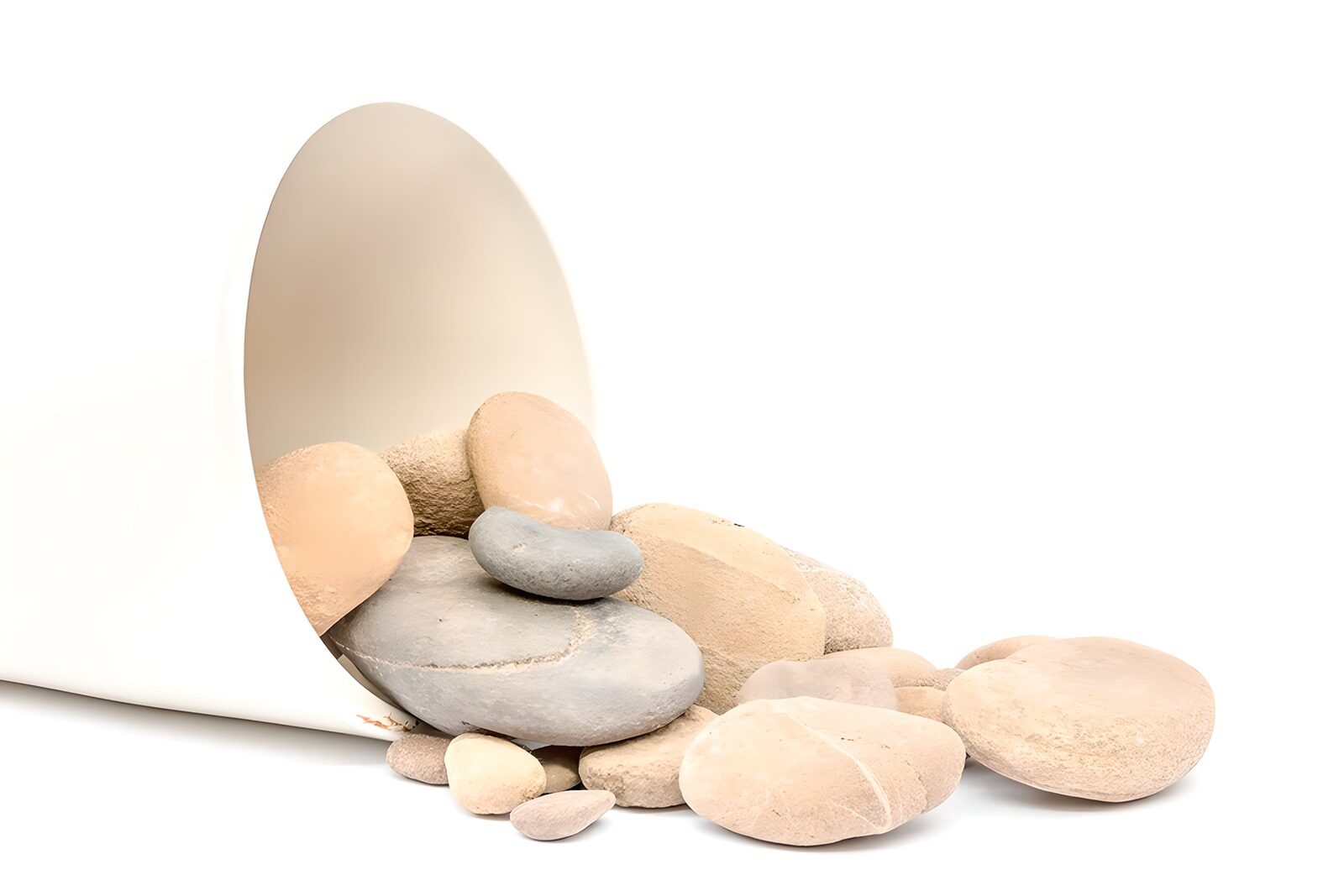 OCUK18166: Spilled Stones from a White Container