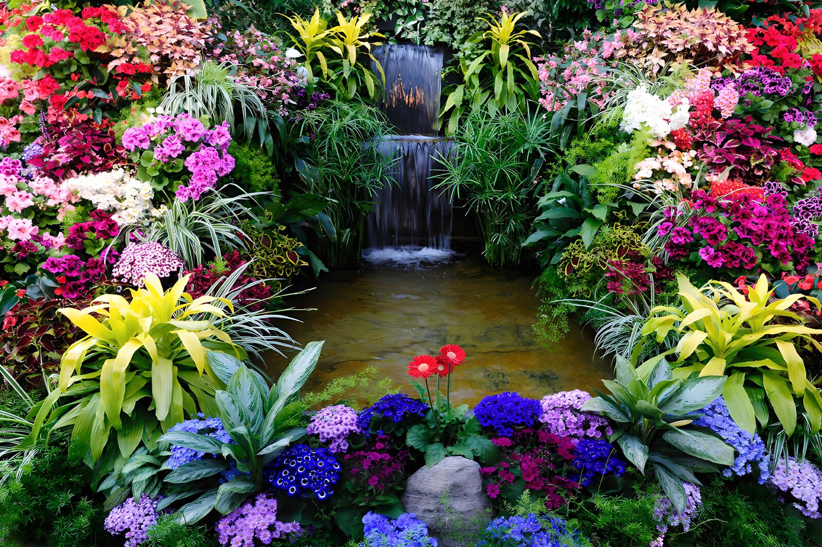 OCUK64436: Vibrant Garden Oasis