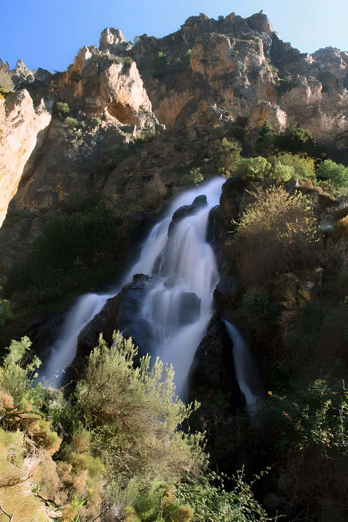 Majestic Cascade in Nature's Embrace