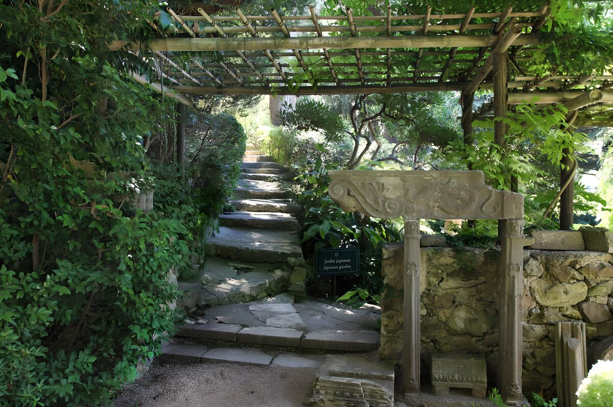 OCUK90967: Tranquil Pathway in a Serene Garden