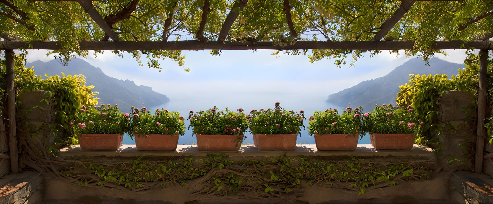 OCUK59631: Tranquil Garden Overlooking the Sea