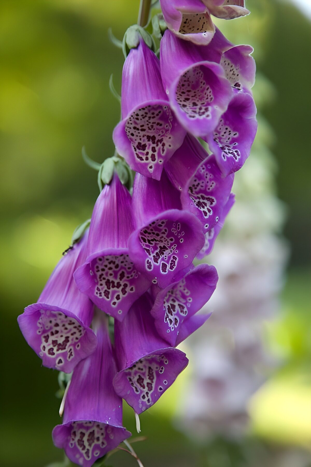 OCUK65885: Graceful Purple Foxgloves in Bloom
