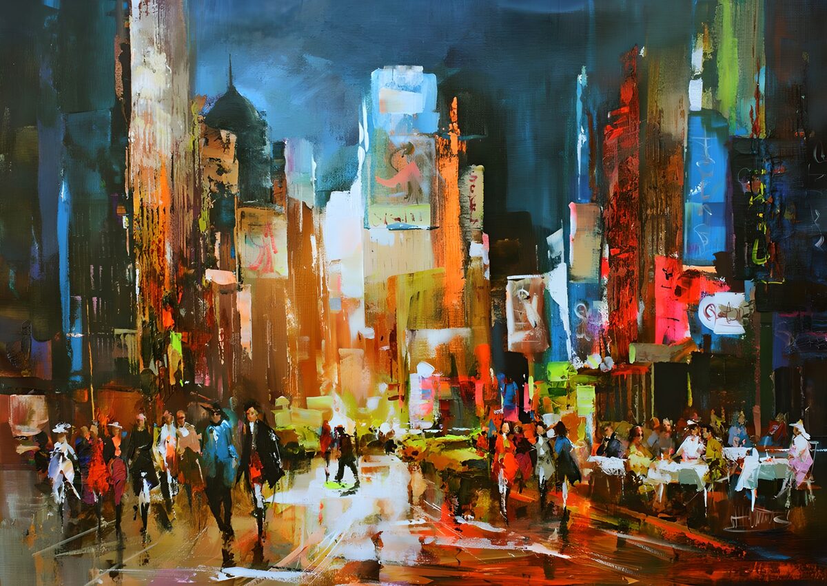 OCUK83713: Vibrant Night in the City
