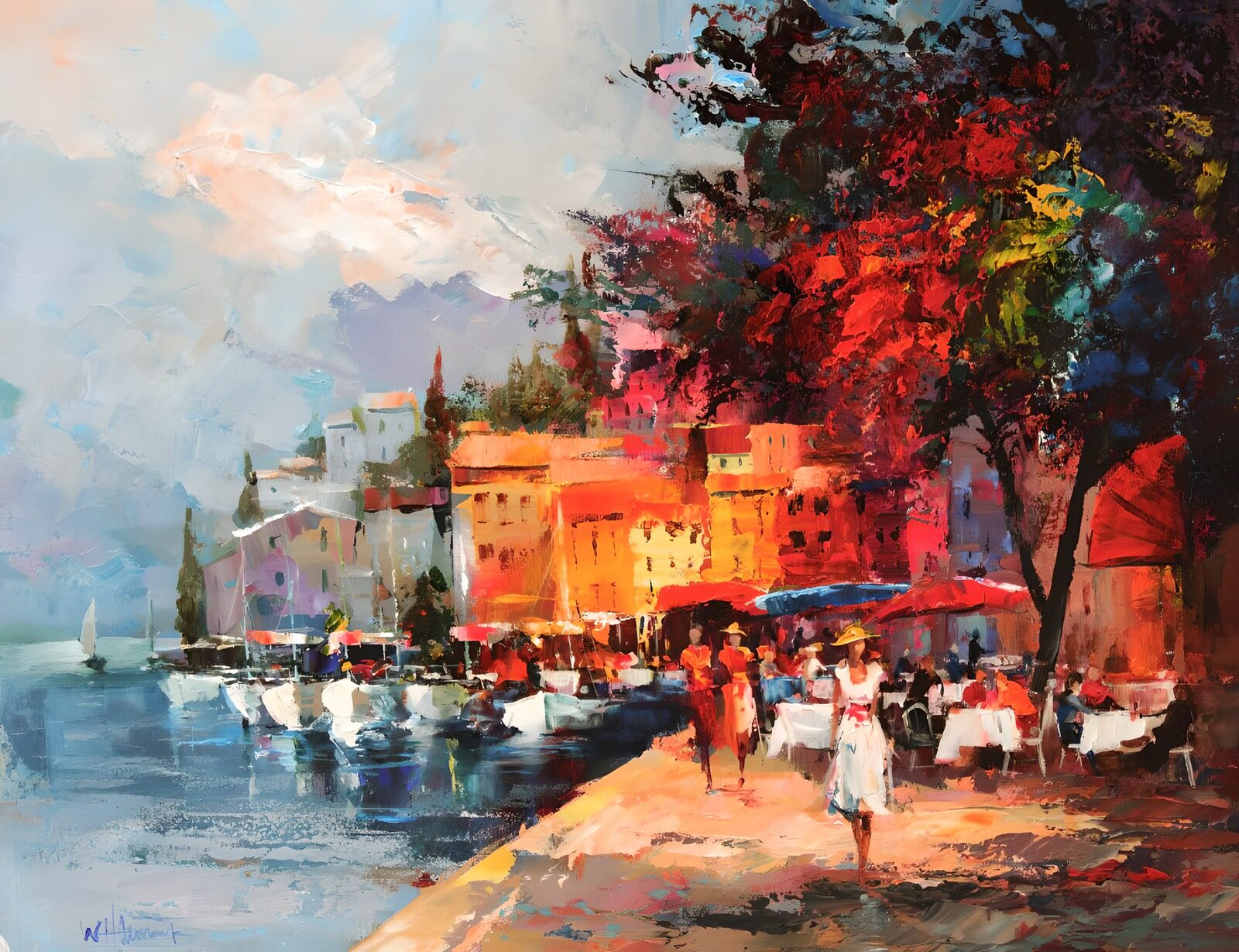 OCUK22567: Vibrant Waterfront Evening
