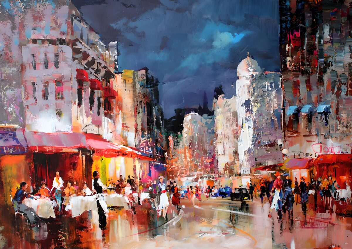 OCUK59543: Nighttime Cityscape Vibrance