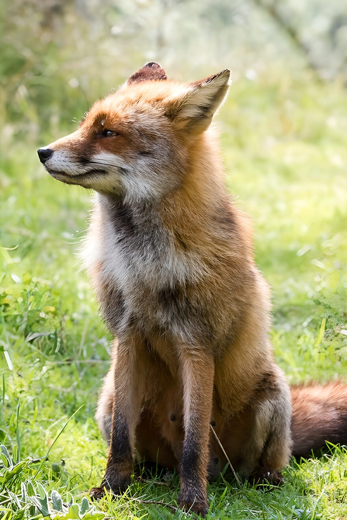 Majestic Red Fox in the Meadow