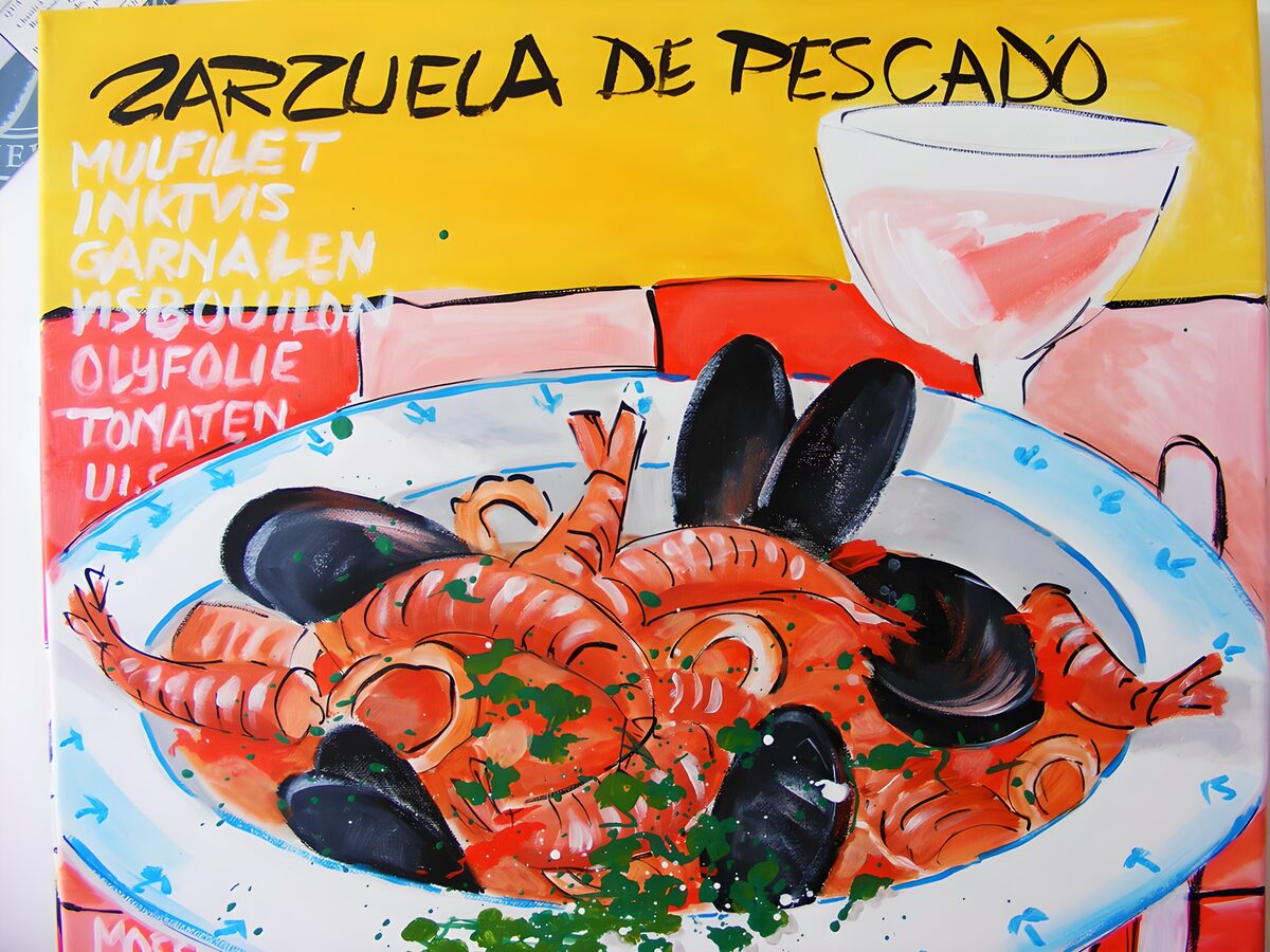 Colorful Zarzuela De Pescado